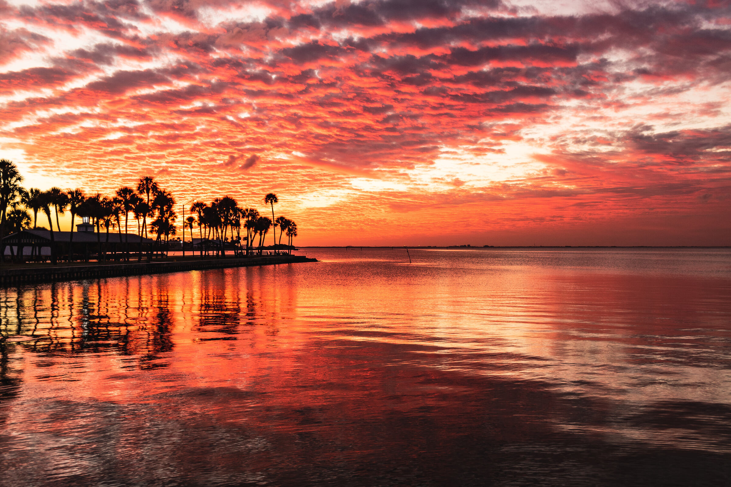 Sunset over Tampa Bay